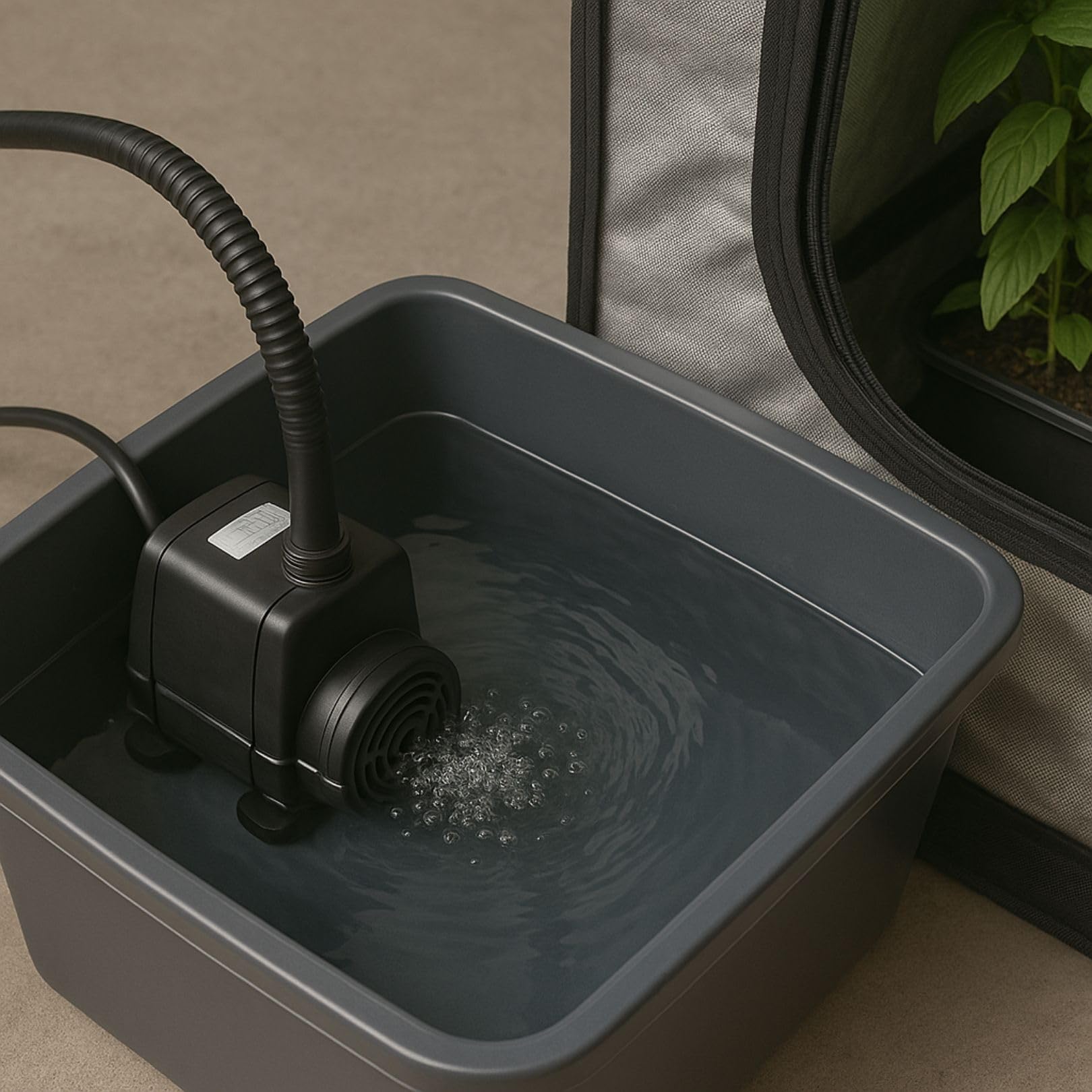 Weedness Grow Umwälzpumpe 1400 Liter/Stunde - Hydro Pumpe Wasserpumpe Pflanze Gartenpumpe Schmutzwasserpumpe Poolpumpe Brunnenpumpe Tiefbrunnenpumpe Regenfasspumpe Saugpumpe