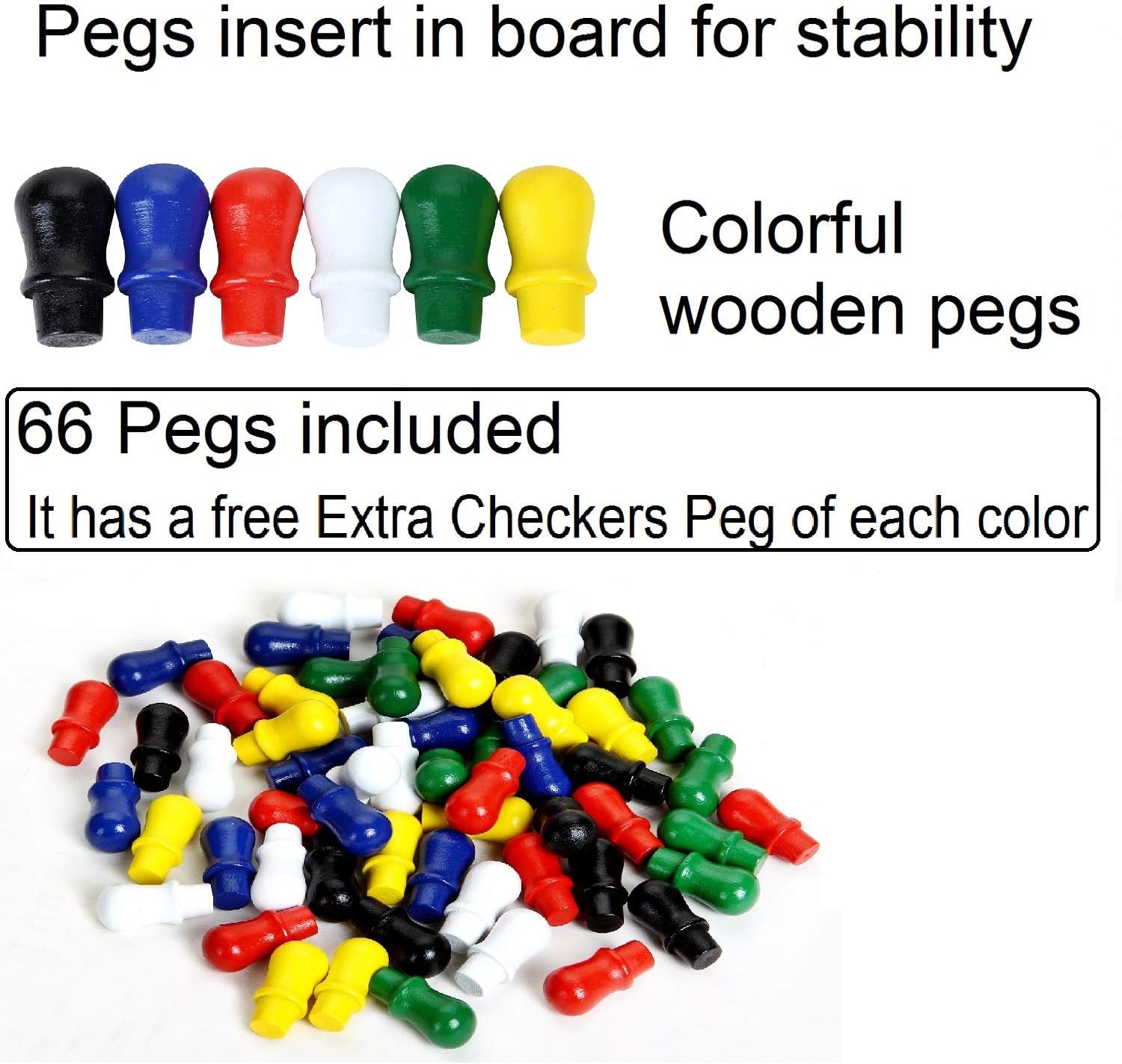 بازی فکری (بردگیم) Wooden Chinese Checkers Board Game