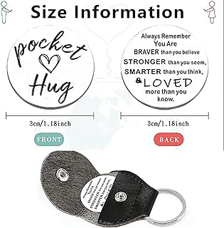 Pocket Hug Token Gift, Hug in A Box, Long Distance Relationship Gifts Mothers Day Gifts, Thinking of You Gifts Friendship Gifts Bereavement Gifts Get Well Soon Gifts for Men