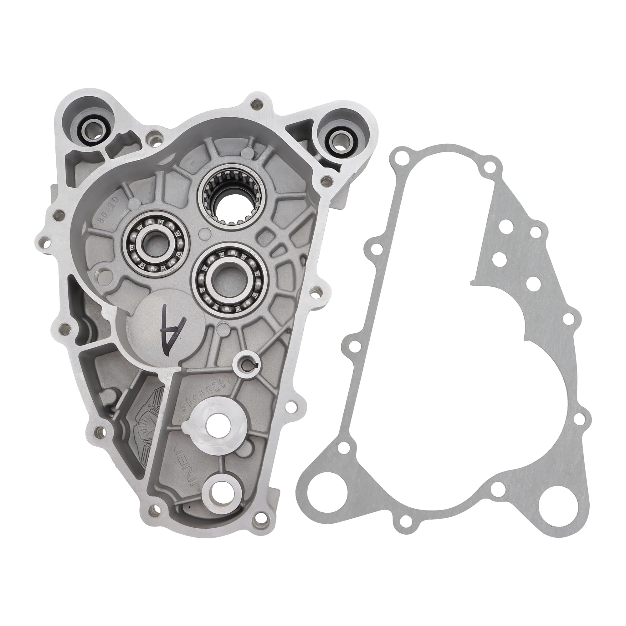GOOFIT Tapa de Cárter Motocicleta con Junta Correspondiente Reemplazar Para GY6 Scooter