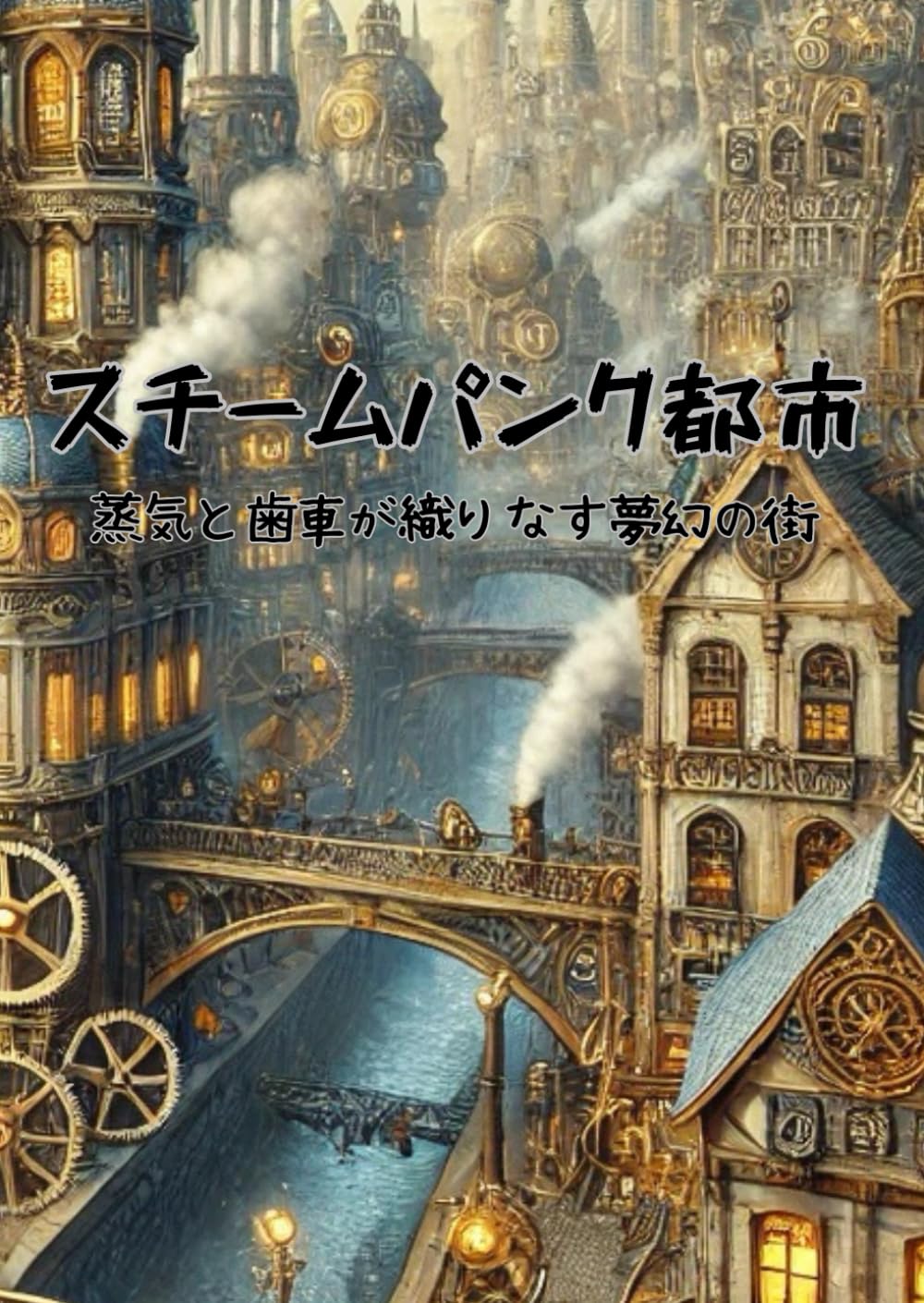 Amazon.co.jp: スチームパンク都市（塗り絵）: 蒸気と歯車が織りなす