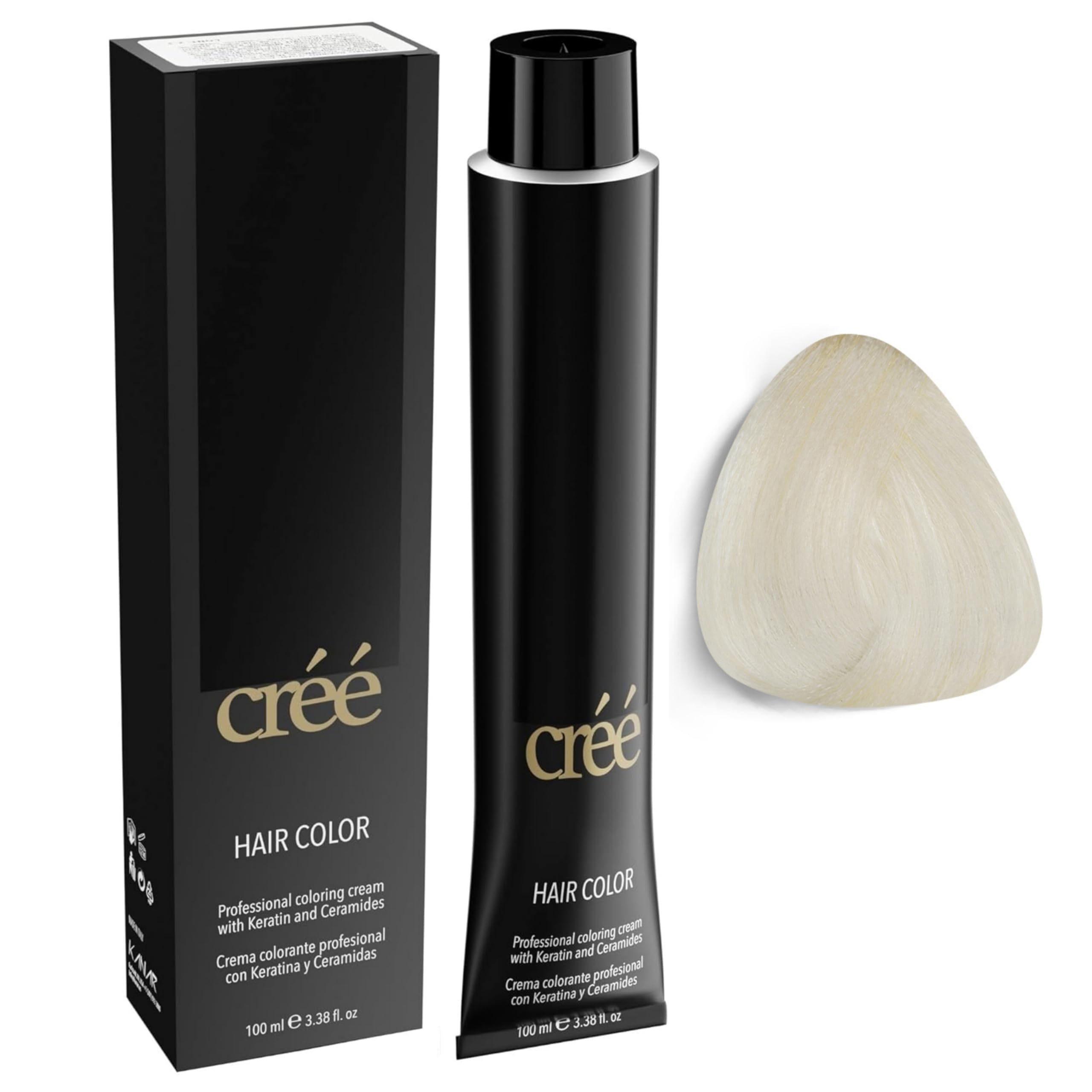 Cree Professional 1000 Bleaching Booster Permanent Hair Color - Long Lasting, Rich Vibrant - Gray Coverage 100ml - 3.4 fl.oz.