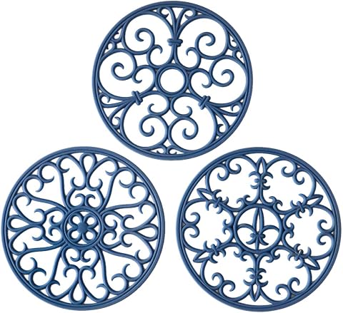 Silicone Trivet Mat - Hot Pot Holder Hot Pads for Table &...