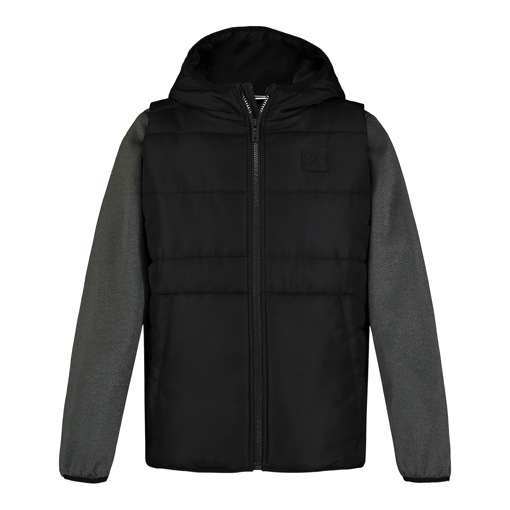 Under Armour Boys' Twofer Hoodie Vest Shell Jacket