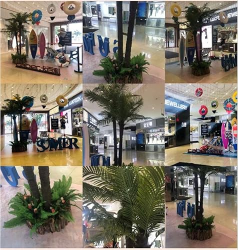 Miniatura 7 de Palmera Artificial, Cocotero Decoración Artificial Interior Y Exterior Planta Artificial Árbol Falso ES Adecuado para Playa, Centro Comercial,