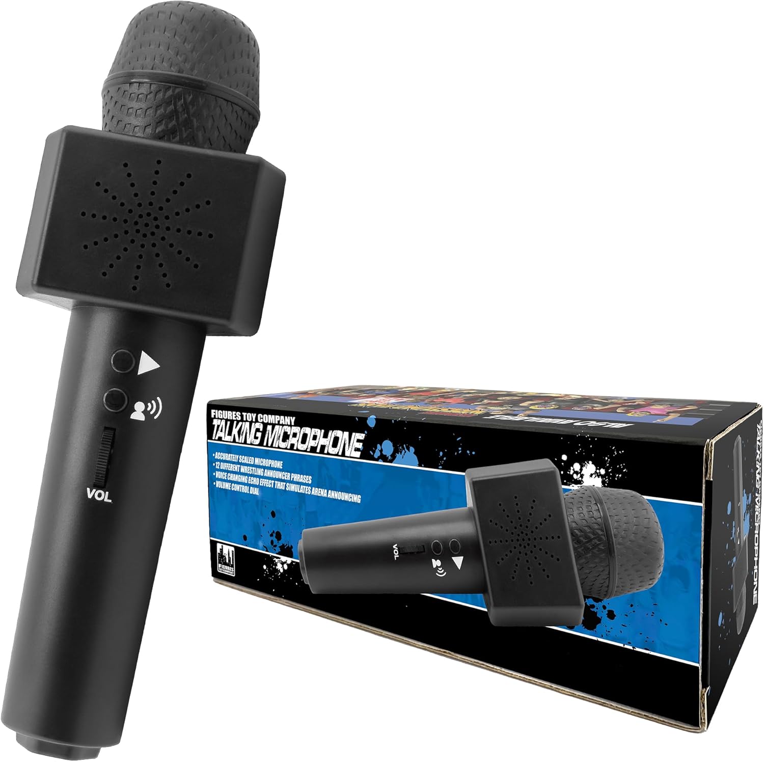 Figures Toy Company Talking Wrestling Ring Announcer Microphone
