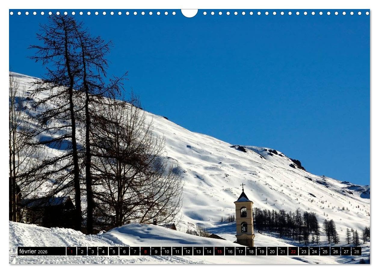 Neige sur les Hautes Alpes (Calendrier mural 2026 DIN A3 vertical), CALVENDO calendrier mensuel: Paysages des Hautes Alpes