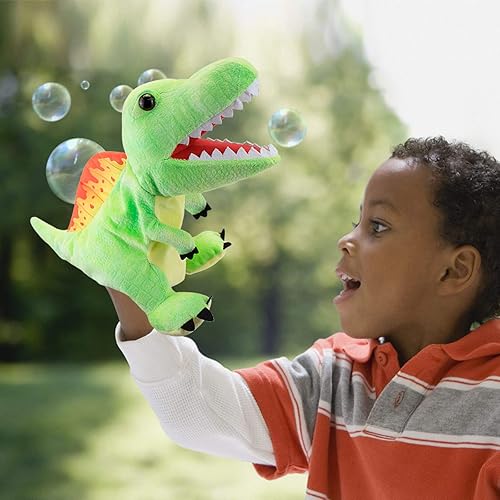 Miniatura 6 de Marionetas de mano para niños, marionetas de mano de dinosaurio, juguetes de dinosaurio, marionetas de peluche de mano, marionetas de dinosaurio,