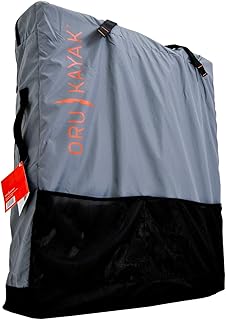 Oru Kayak Oru Pack, Backpack for Foldable Kayak, Heavy-Duty Nylon, with Padded Shoulder Straps and Hip Belt, Heavy-Duty Zipper, 2 Handles, Weight: 3.15 lbs