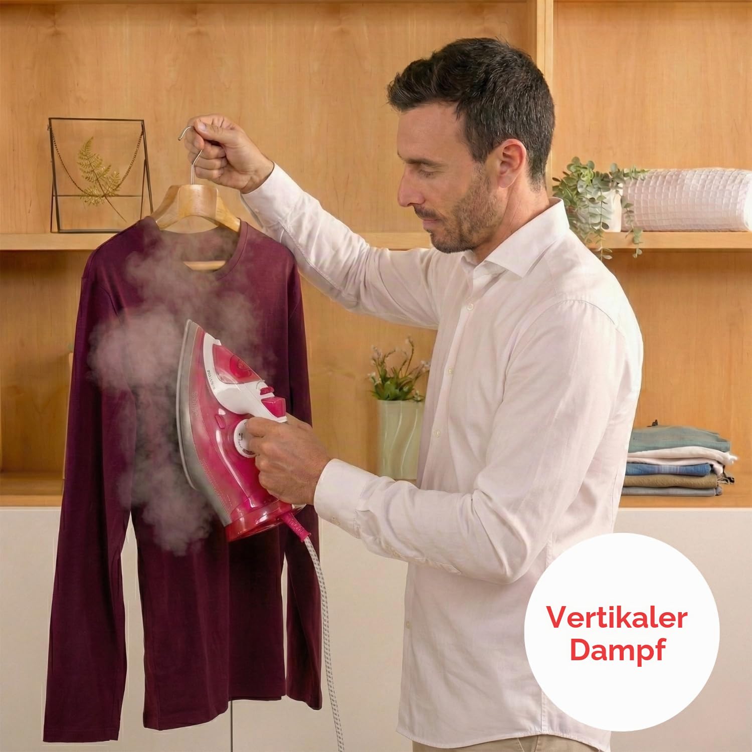 Solac - Dampfbügeleisen Optima 3.0 | 2800W | Dampfstoß 180g/min | Dauerdampf 40g/min | Keramiksohle | Präzisionsspitze | Doppeltes Anti-Kalk-System | Selbstreinigungsfunktion | Anti-Tropf-System
