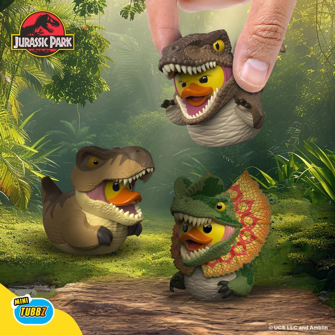 TUBBZ Mini: Jurassic World Rebirth - T-Rex Cosplaying Rubber Duck Vinyl Figure