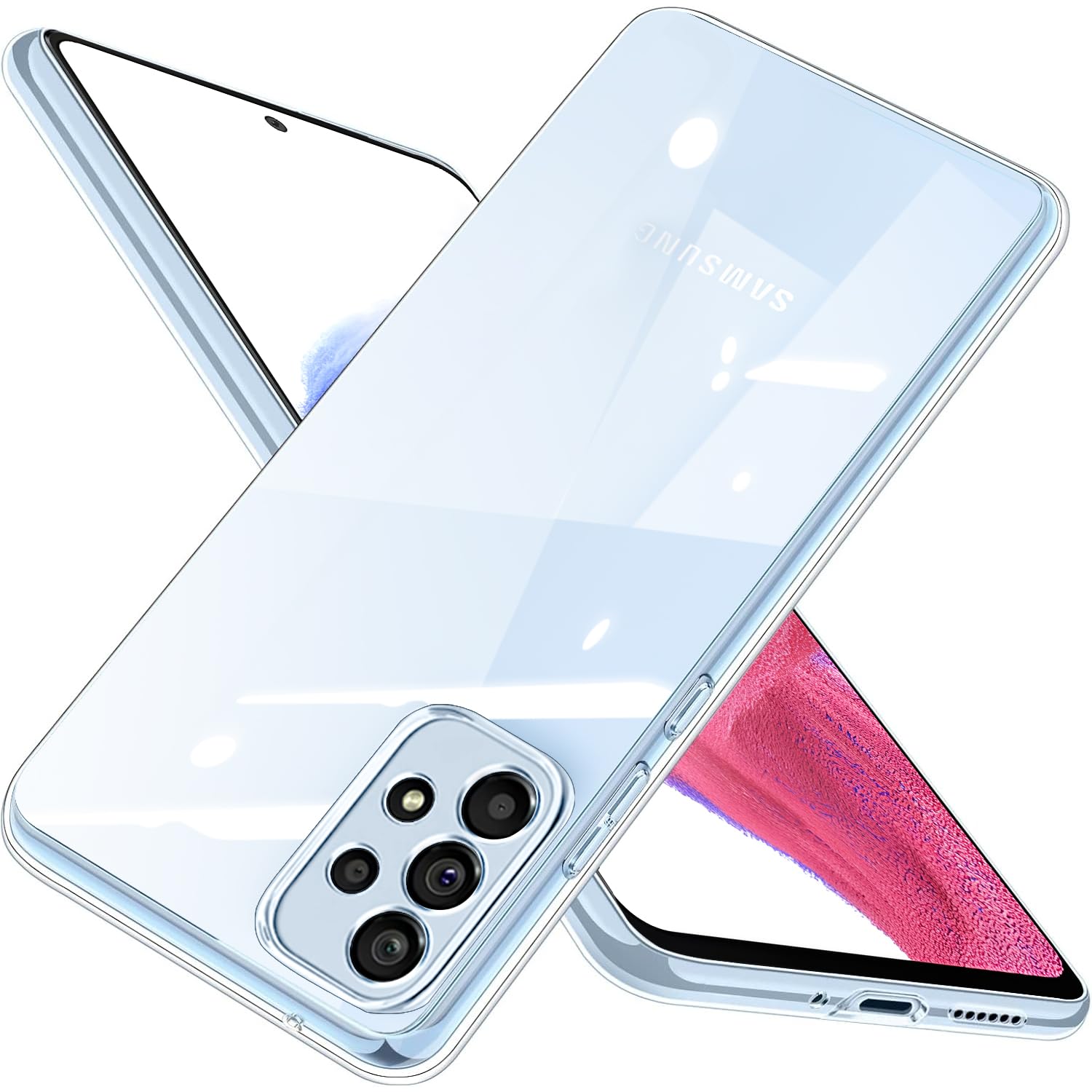 Amazon.co.jp: aiitiluo Galaxy A53 5G 用の ケース クリア SC-53C