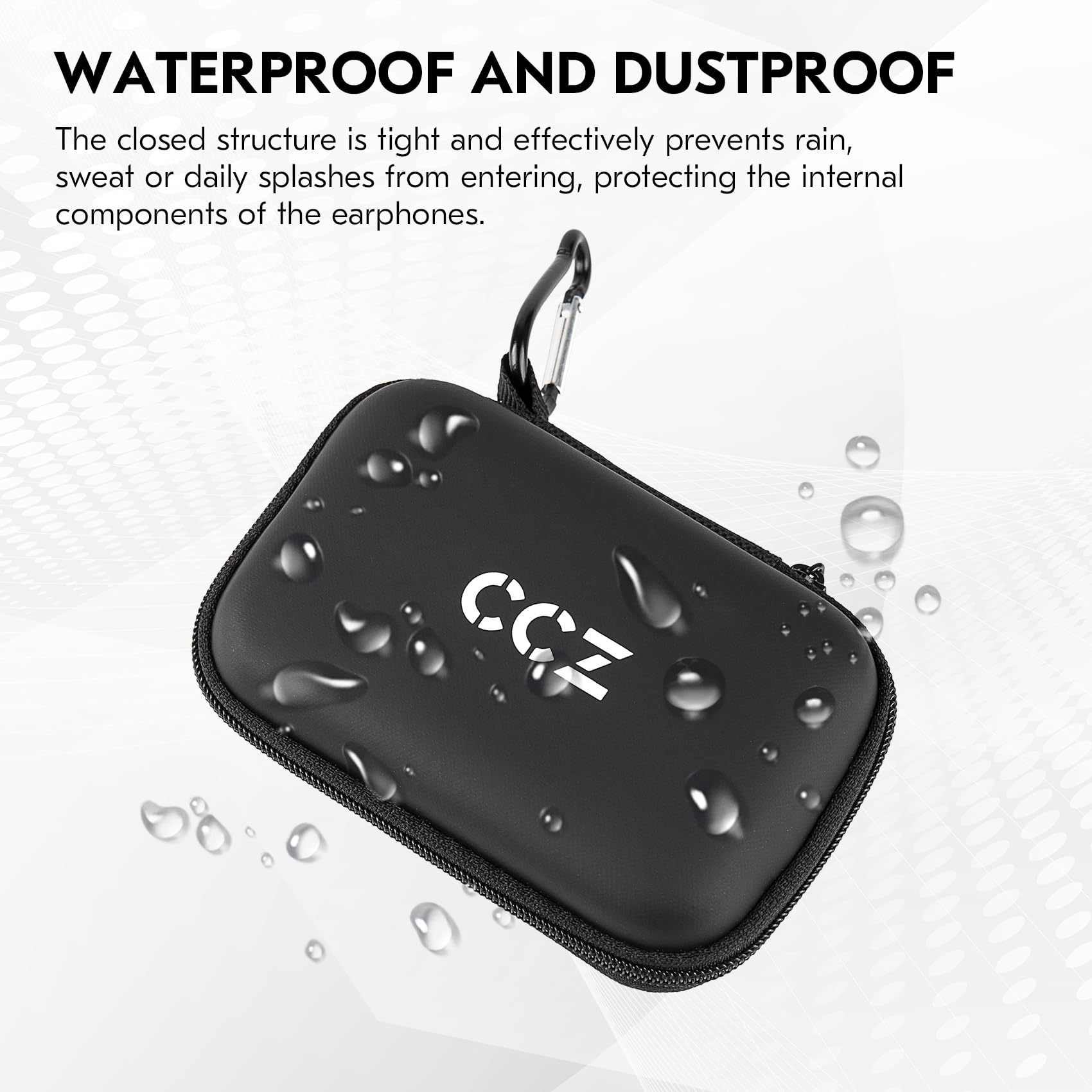 Amazon.com: KZ ZS10 PRO IEM Case,CCZ Black Mini Portable Water