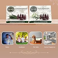 Vista 146 de TRUMIRI Incense Cones - Combo Pack of 20 Cone Incense - 10 Nag Champa + 10 Palo Santo - Insence Cones - Incense Cones Scented - Cone Incense Scents