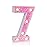 Foaky Pink Light up LettersPink Party Decorations,Girls Room Decor,Glitter Marquee Numbers,Alphabet Letter Sign for Night Light Birthday Party Girls Gifts, Home Bar Decoration (7)