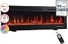 Electric Fireplace MARLON - Electric 3-in-1 Fireplace with Heater, 3D Flame Effect, 12 Flame Colors, Remote Control 42 inch