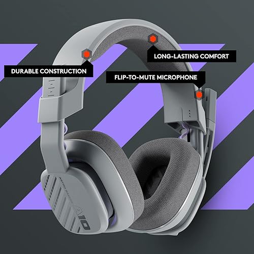 Miniatura 9 de Logitech G Astro A10 Gen 2 Cross-Platform Wired Gaming Headset for PlayStation 54, Xbox SX, Nintendo Switch, PC 3.5mm Headphone Jack, 32mm Drivers,