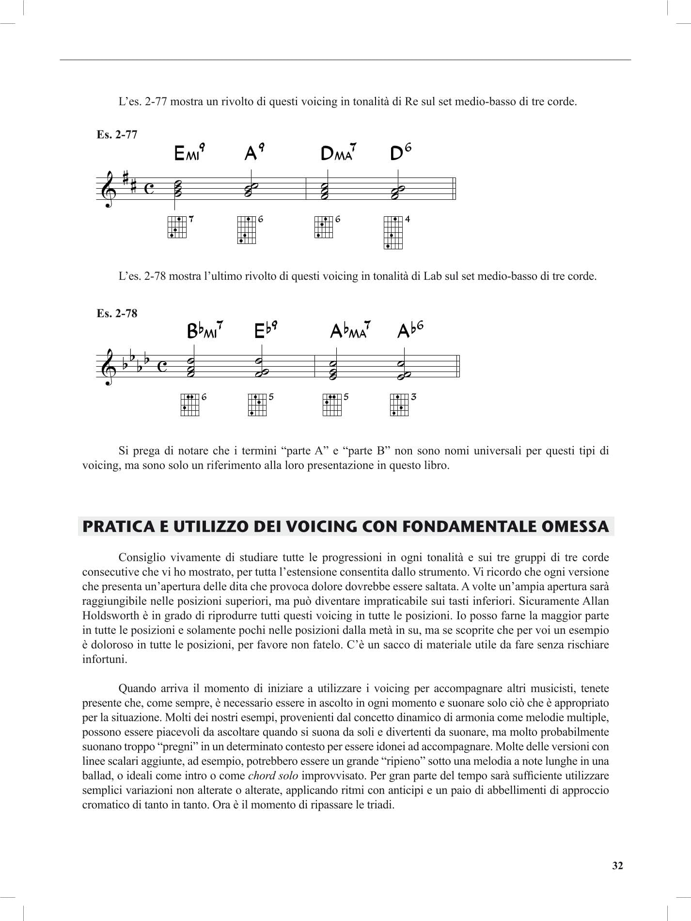 Three-note voicings. Ediz. italiana
