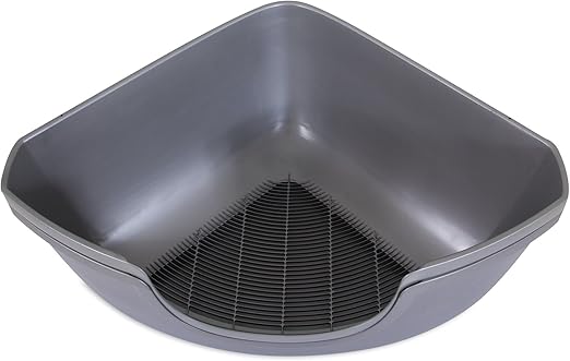 corner sifting litter box