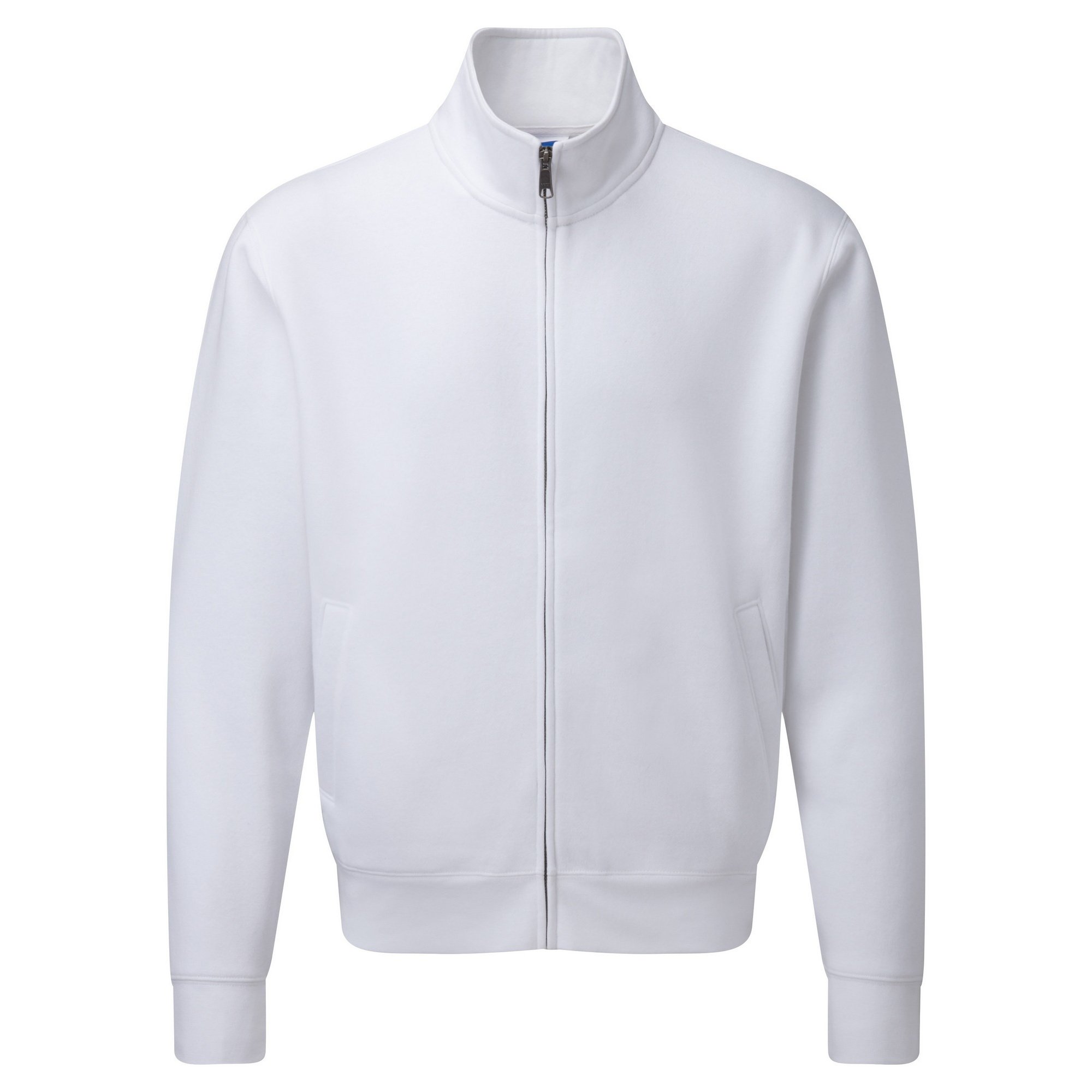 Russell Mens Authentic Full Zip Sweatshirt Jacket (3XL) (White)