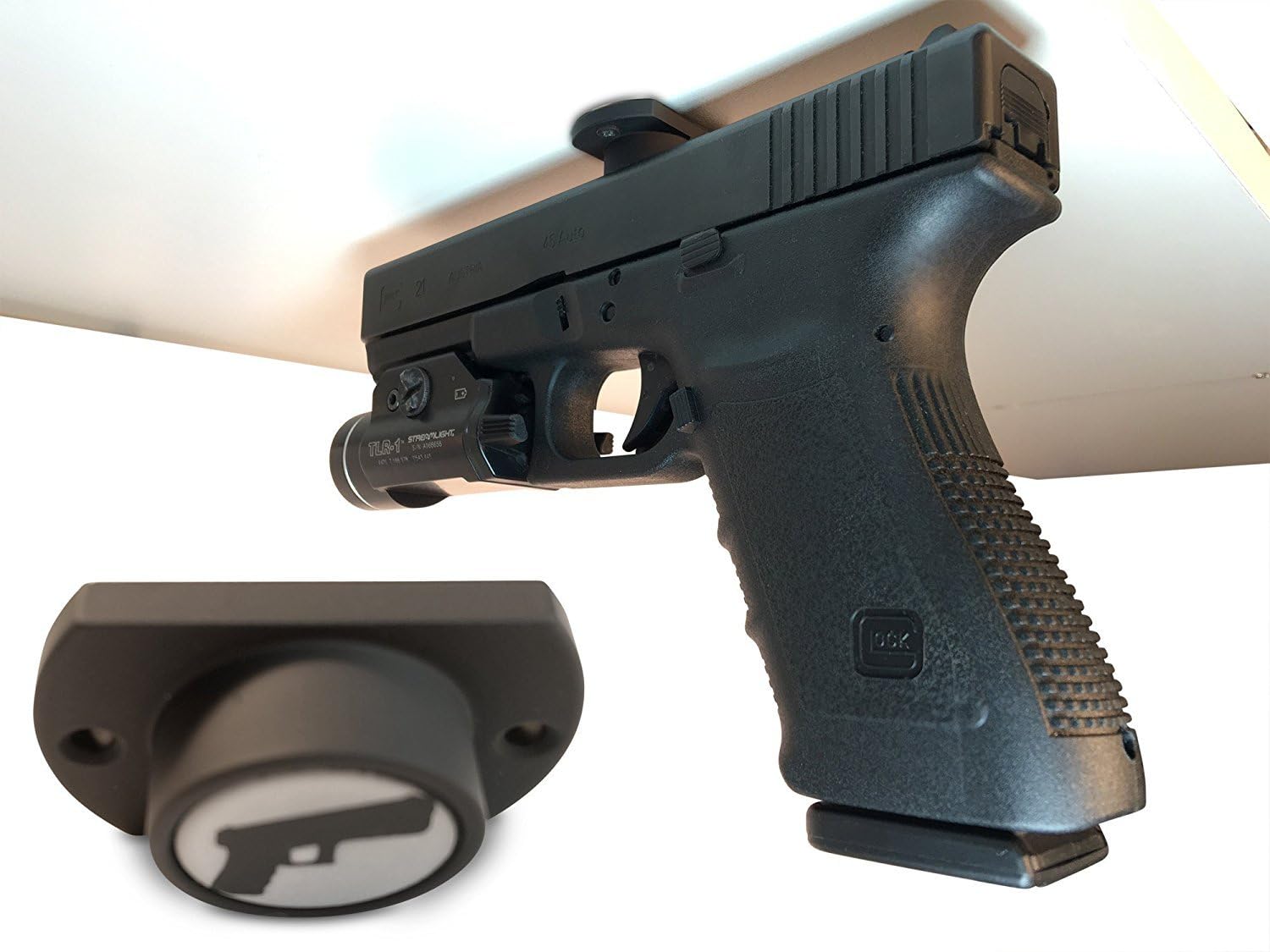 Tacticon Gun Magnet | Magnetic Car Holster | Handgun & Pistols Mounts | Steering Wheel Holder for Car | Vehicle Guns & Pistol Mount Holster | Fast Installation