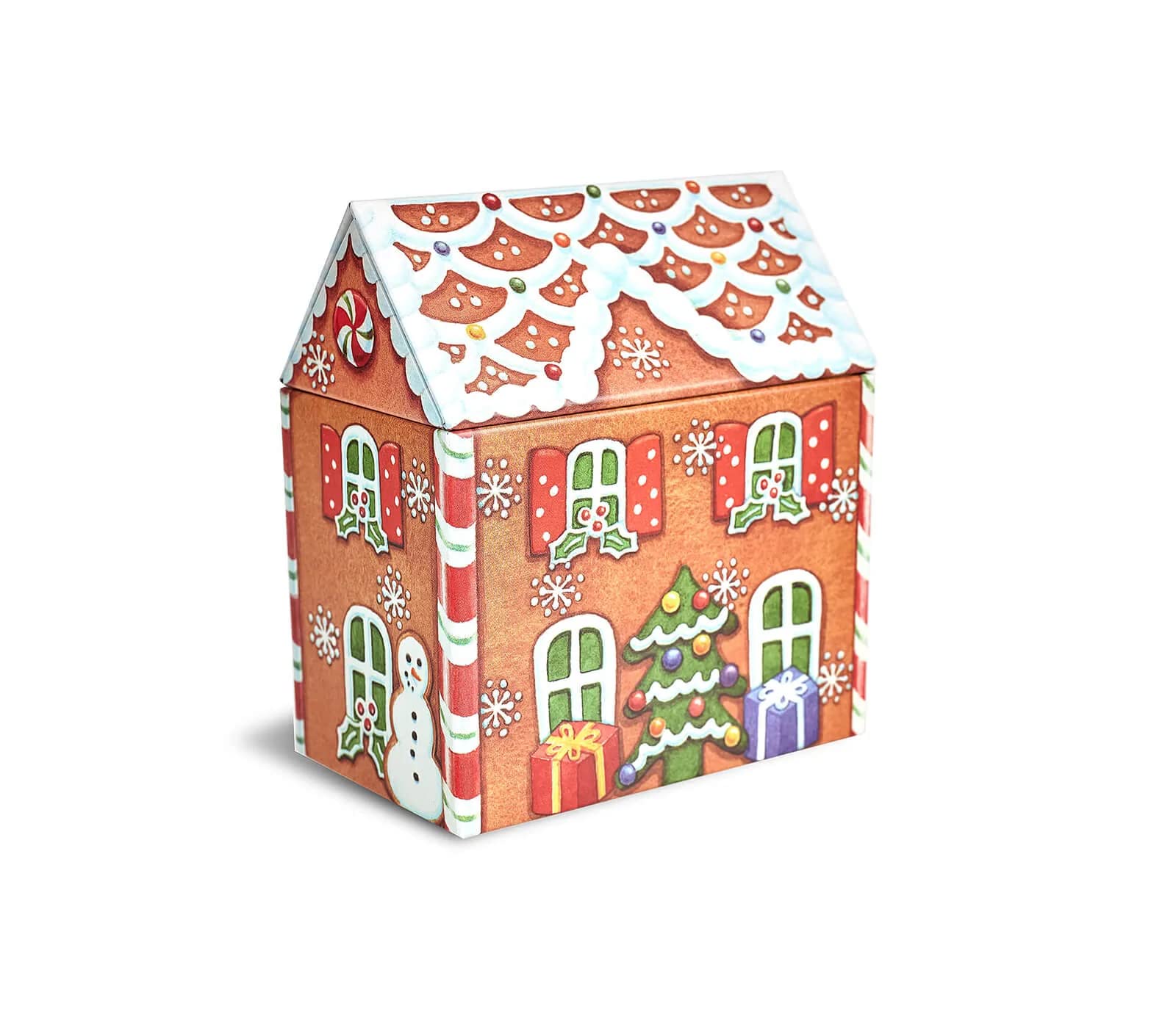 Dana Kubrick Brownish Small Gingerbread House Tin - Dana Kubick Small 82 X 52 X 93Mm - Novelty Collectors
