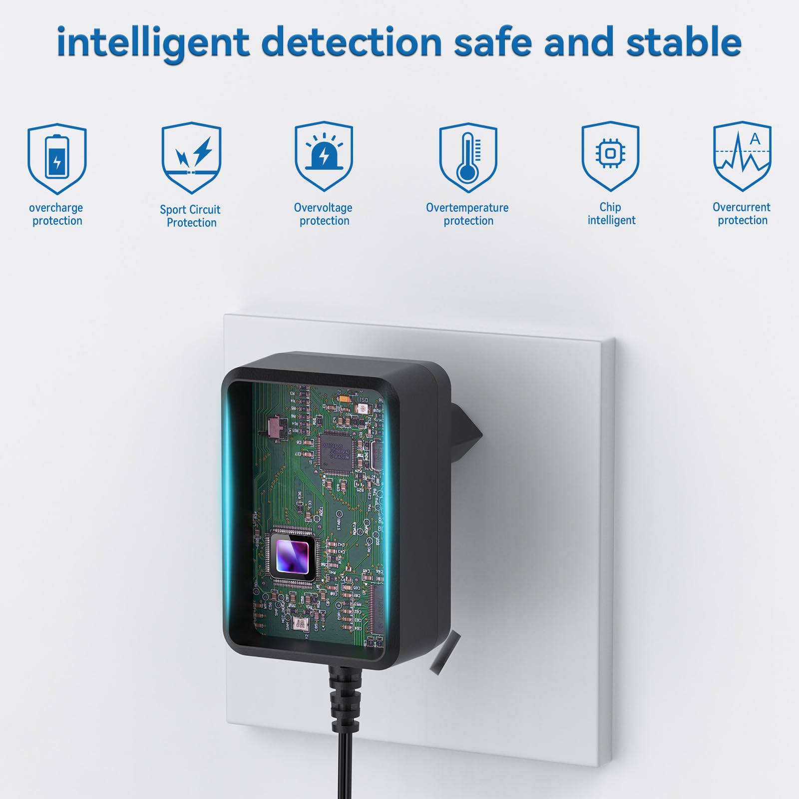 shefor One blade Caricatore per Philips，4.3V A00390 Caricabatterie Compatibile con Philips OneBlade QP2520 QP2570 QP2620 MG3730 MG3720 MG5720 MG5730 BT3208 BT3206 A00390 Rasoio Alimentatore