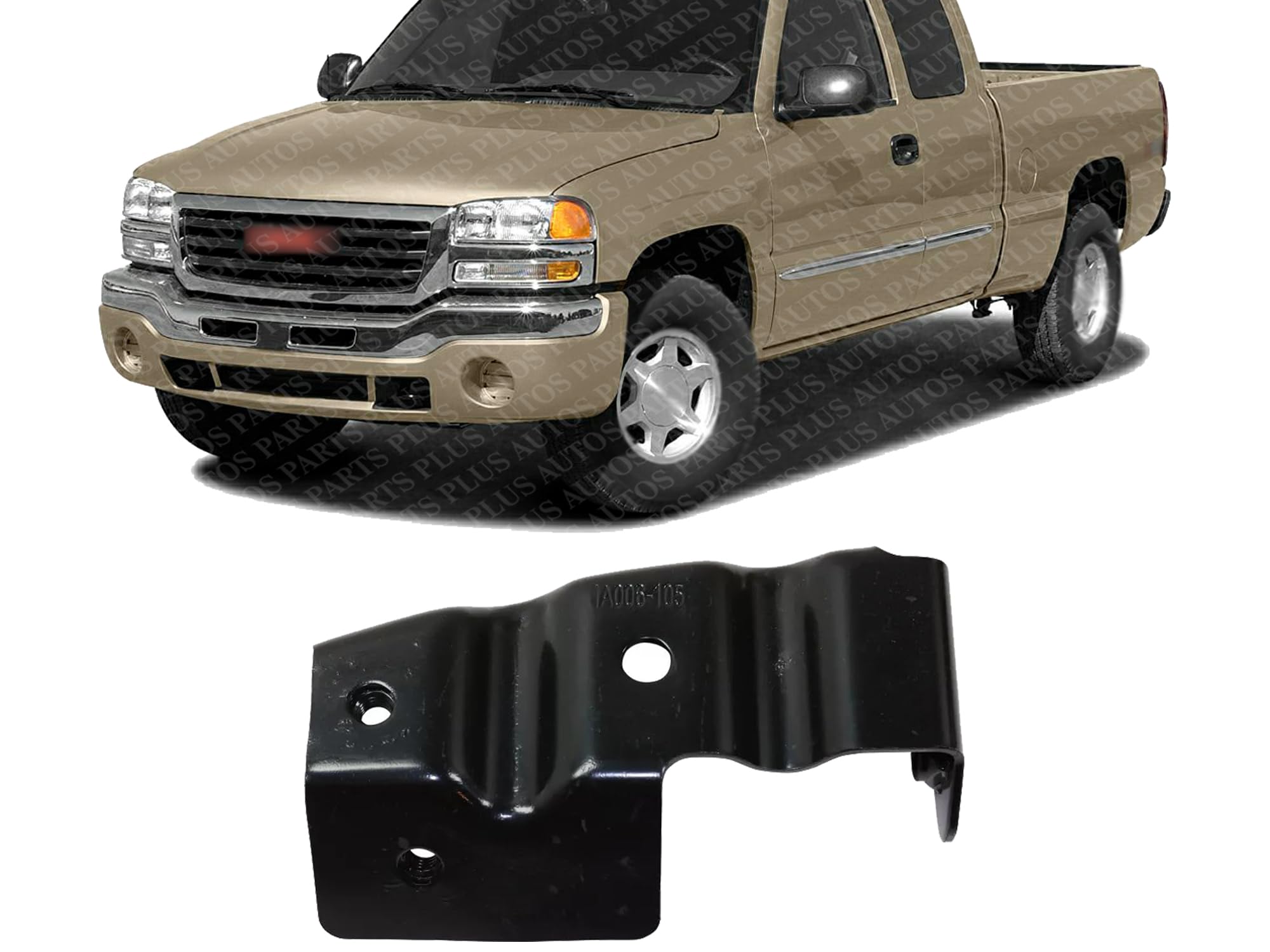 Soporte Parachoques Gmc Sierra Soporte De Parachoques Delantero Izquierdo Para GMC Sierra 1500 2016-2018 - Kit De Reemplazo Directo Barra De Sonido Jbl