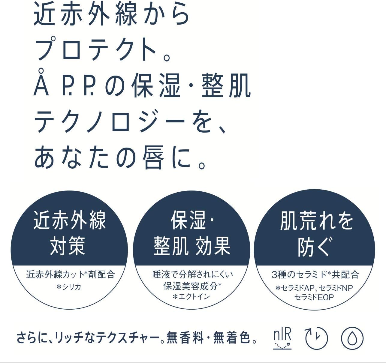 Lip APP 4g リップエー 【LDK A評価】 プロフェッショナルプロテクション リップ リップクリーム リップケア リップスティック 無香料 無着色 保湿 保湿美容成分 エクトイン配合
