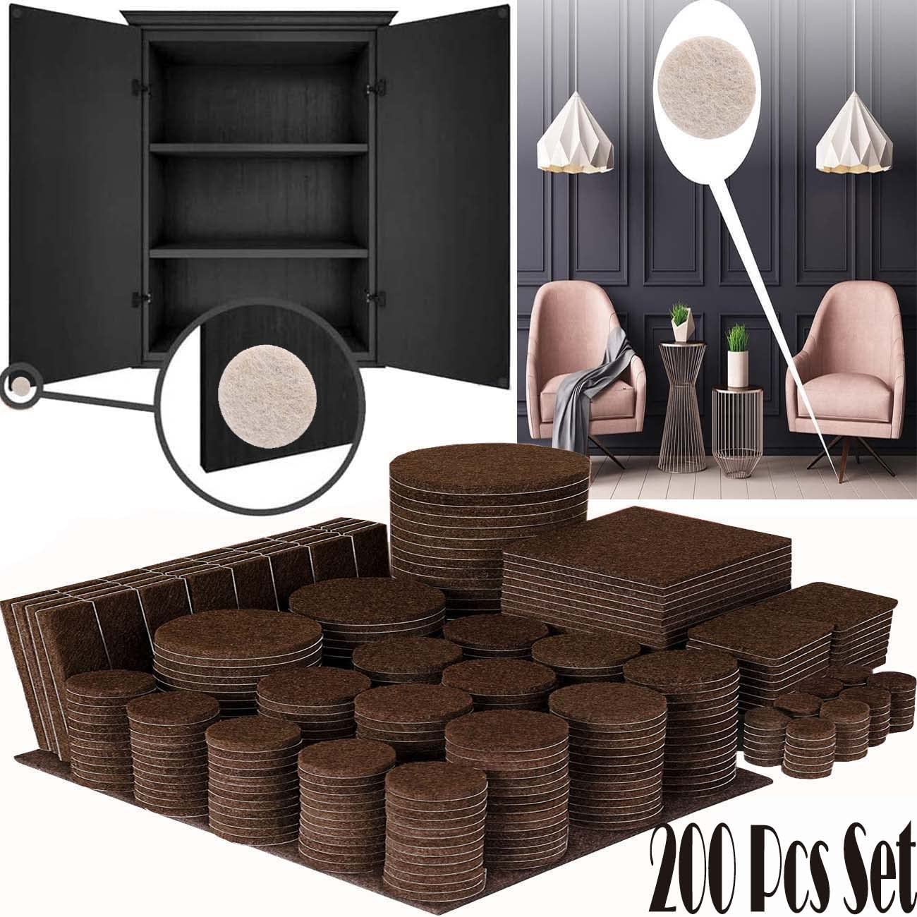 DIY Crafts 25, 25 Pcs, Huge Pack Felt Furniture Pads! Huge Quantity of Felt Pads Furniture Sliders with Many Big Sizes – Your Ideal Wood Floor Protectors. Protect Your Hardwood & Laminate Fl (25) (B0C72K5CX5) Amazon Price History, Amazon Price Tracker