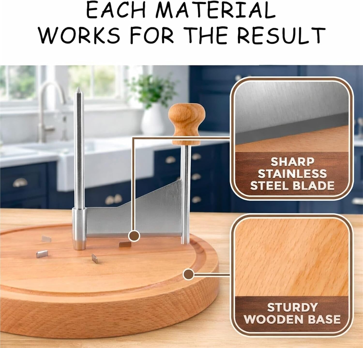 Cheese Curling Wheel, Stainless Steel Cheese Grater,Flower Making Wheel, Sharp Blade Chocolate Grater with Wooden Base, Easily Create Flowers