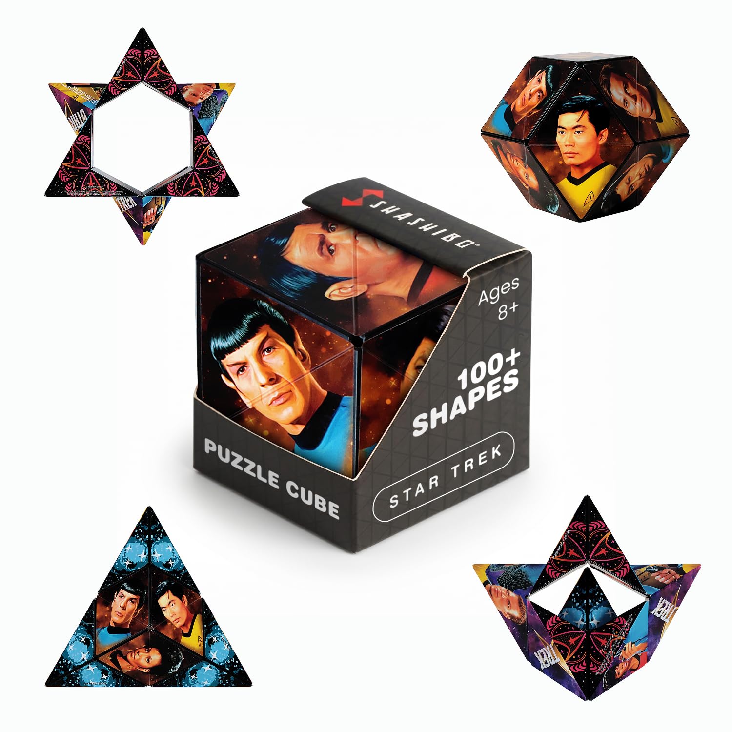 Shashibo Star Trek Magnetic Puzzle Cube, Stress Relief Fidget Toy