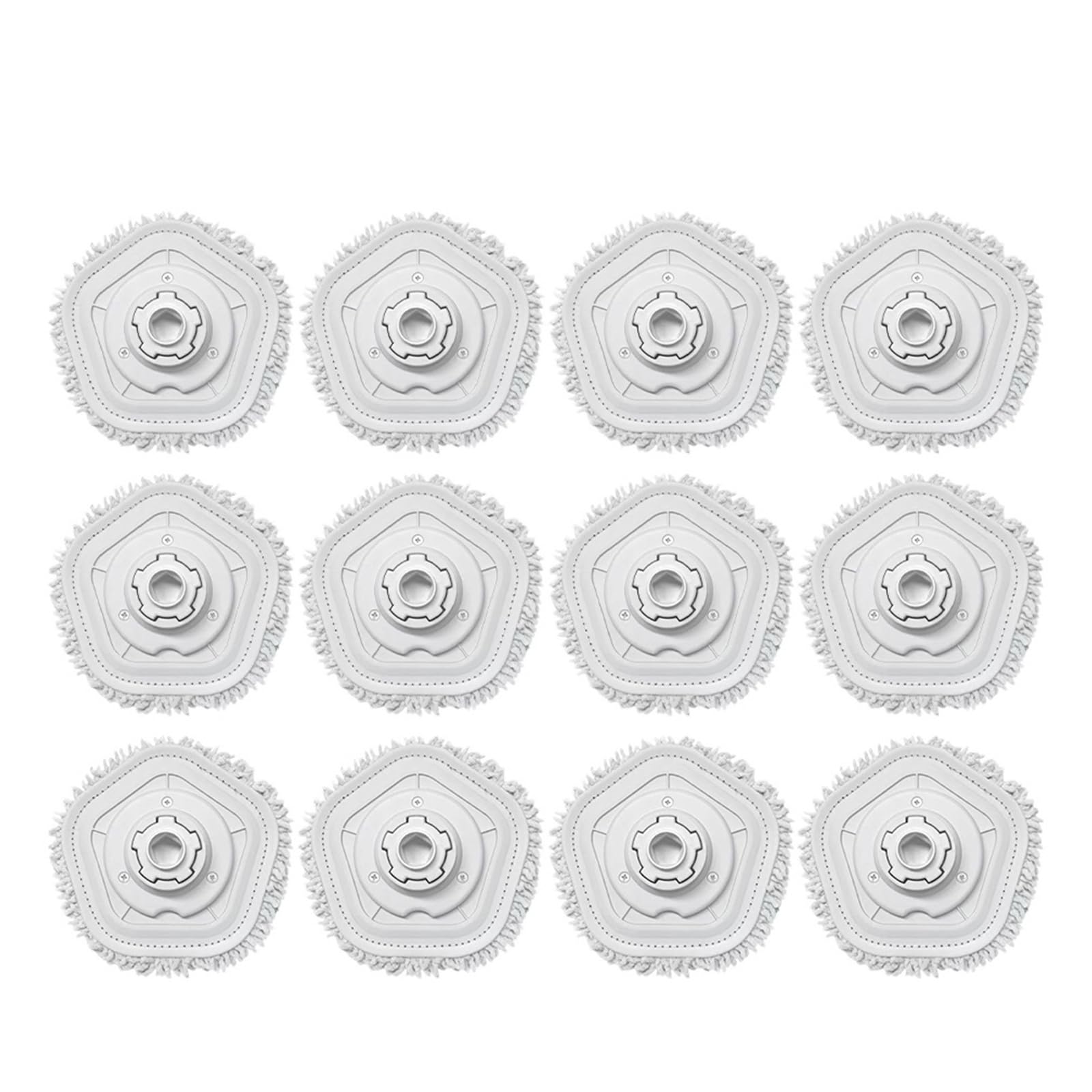 Almohadilla De Fregona Compatible Con Dreame, Accesorios De Robot Aspirador W10, Autolimpieza Al Vacío W10 Pro Y Piezas De Repuesto De Paño De Fregona(12pcs)