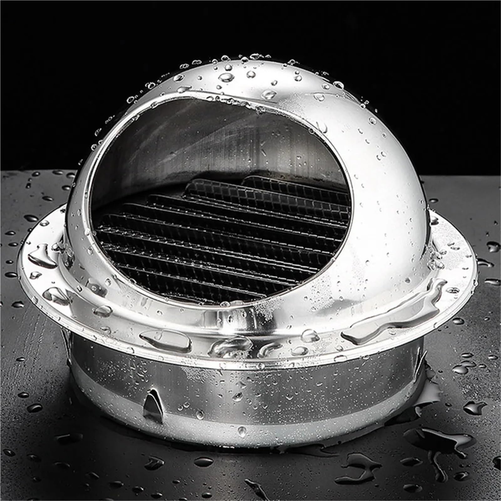 2pcs Vent Cap Rainproof Exterior Wall Air Outlet Grille Para Cocina