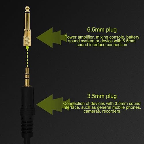 Miniatura 4 de Generic Micrófono de condensador XLR profesional, micrófono de grabación de estudio de mini escopeta cardioide, micrófono dual de recogida dual,