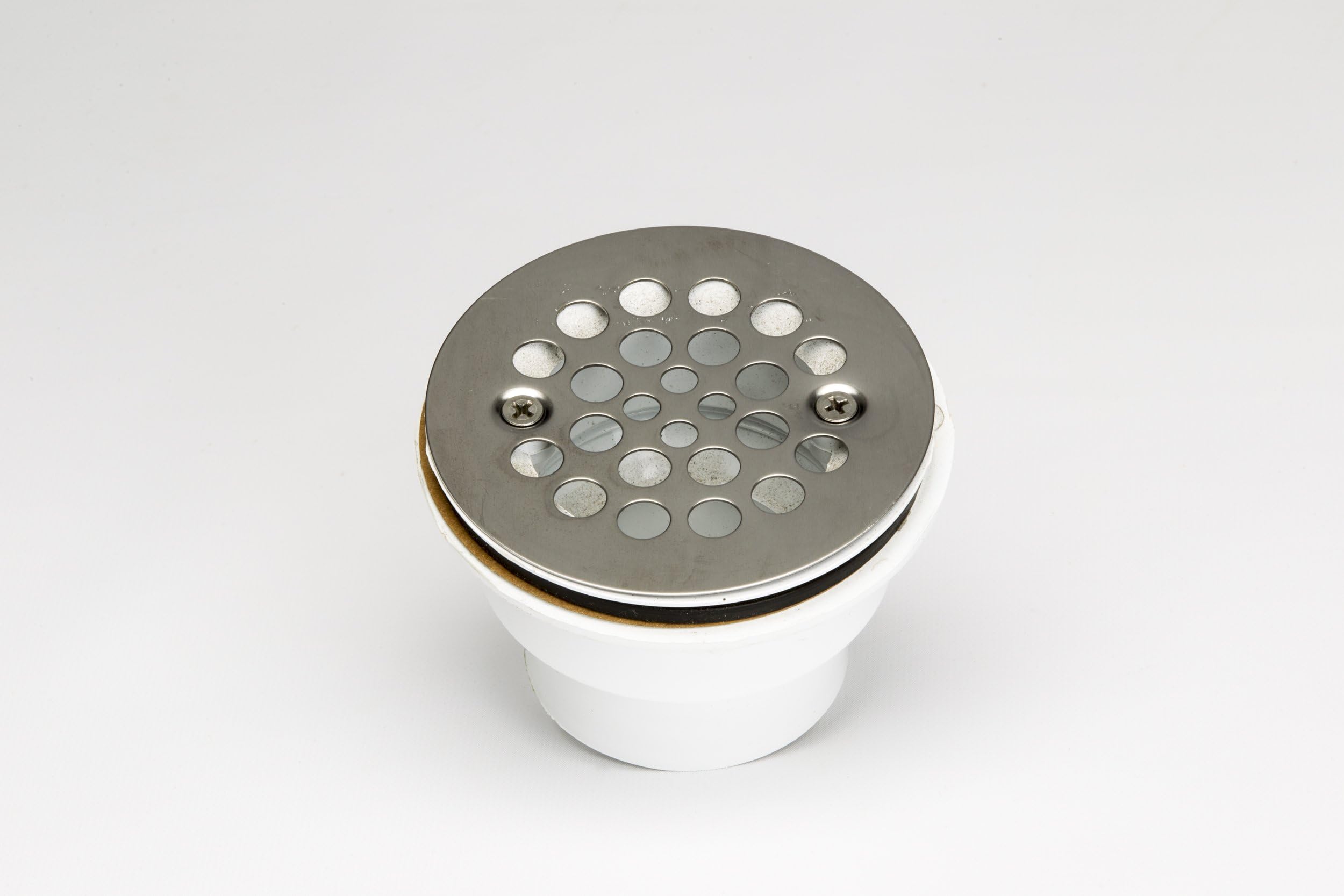 Plastic Oddities PFG600 Fiberglass Shower Stall Drain, Stainless Steel Strainer