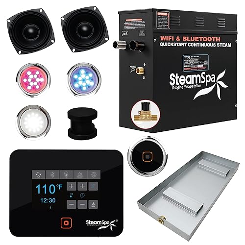 Generator with Quick Start Continuous Steam Technology, Wi-Fi, Bluetooth and