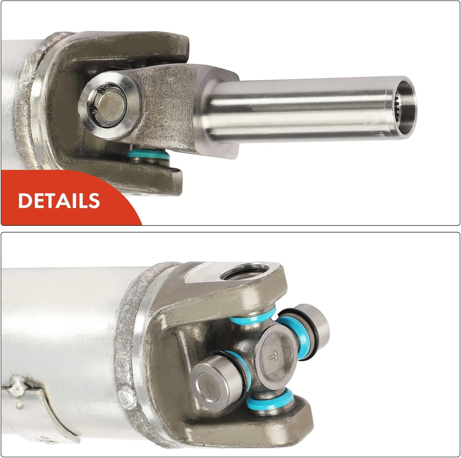 A-Premium Rear Drive Shaft Driveshaft Assembly Compatible with Chevrolet Trailblazer EXT 2002-2006 & GMC Envoy XL 2002-2006, Envoy XUV 2004-2005 & Isuzu Ascender 2003-2006, 4WD, Complete Prop Shaft