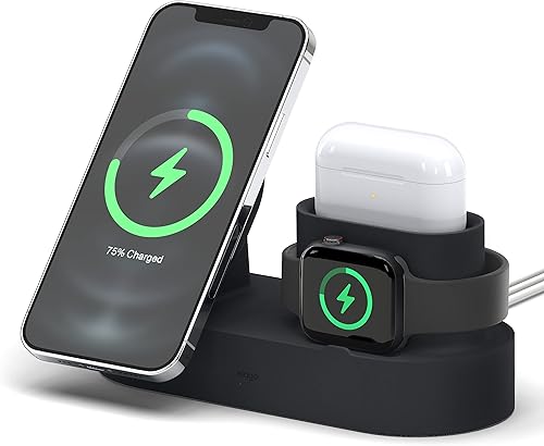 Miniatura 8 de elago Estación de carga MS 2 - Compatible con iPhone 14, iPhone 13, MagSafe Charger, iPhone 12, AirPods Pro 2, AirPods Pro, AirPods 3 y todas las