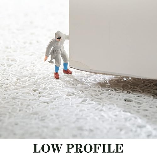 Miniatura 8 de Tapete duradero para puerta de exterior, de 47 x 35 pulgadas, tapete de bienvenida antideslizante, absorbente, resistente a la suciedad, tapete de