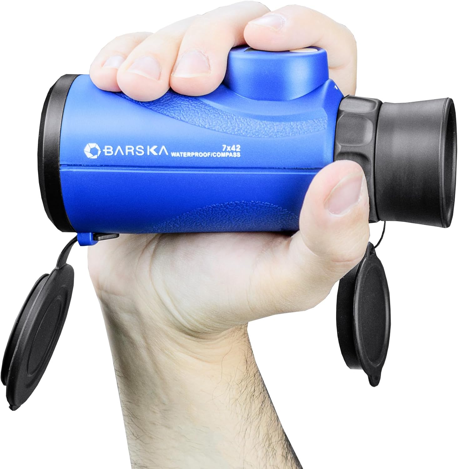 Barska 7x42 Deep Sea Waterproof Monocular with Compass & Rangefinding Reticle – Marine, Sailing & Outdoor Adventure Gear