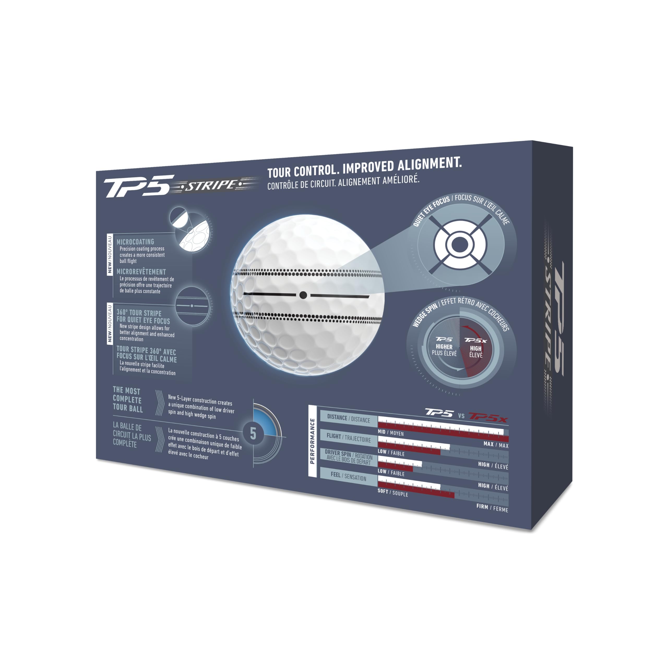 TaylorMade TP5 - Palline da golf - 5