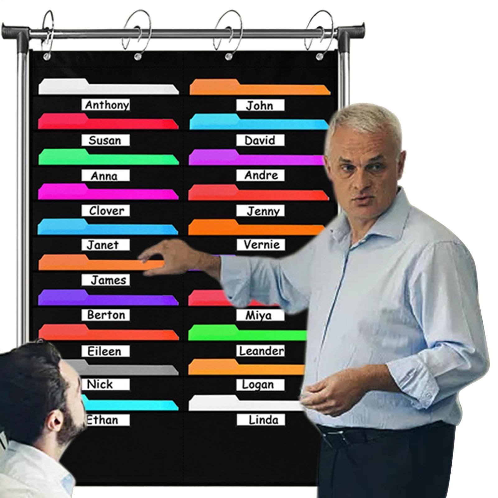 Naścienny organizer na dokumenty, wiszący uchwyt na dokumenty, wiszący organizer na dokumenty, do biznesu, domu, podróży, biura, na uczelnię, klasę, miejsce pracy