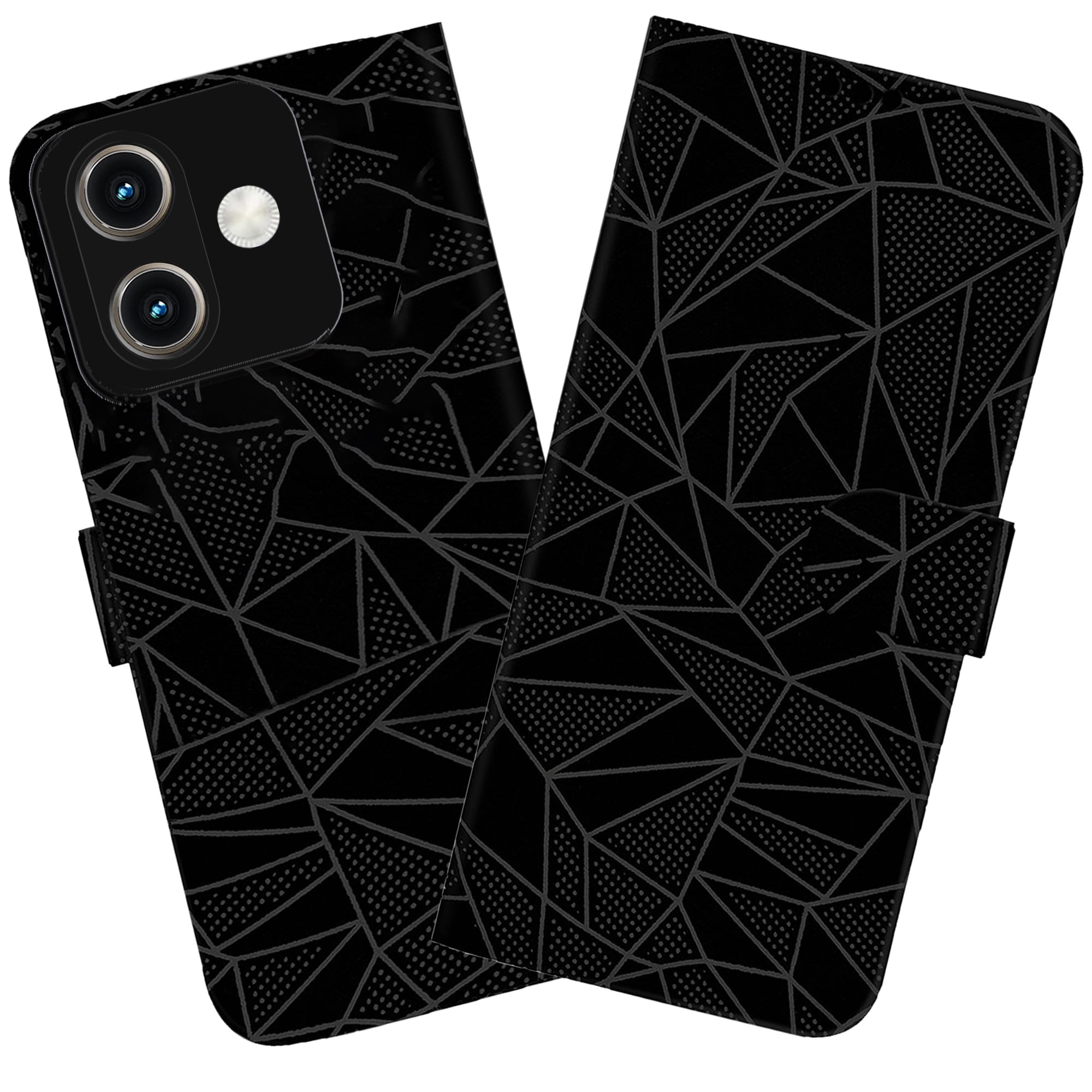 Knotyy Faux Leather Flip Case Back Cover for Oppo A3x 5G Foldable Stand and Inside Cards Pocket | Shockproof 360 Degree Protect | Magnetic Clutch Flip Cover -(Black) (B0DCNJ9WS2) Amazon Price History, Amazon Price Tracker