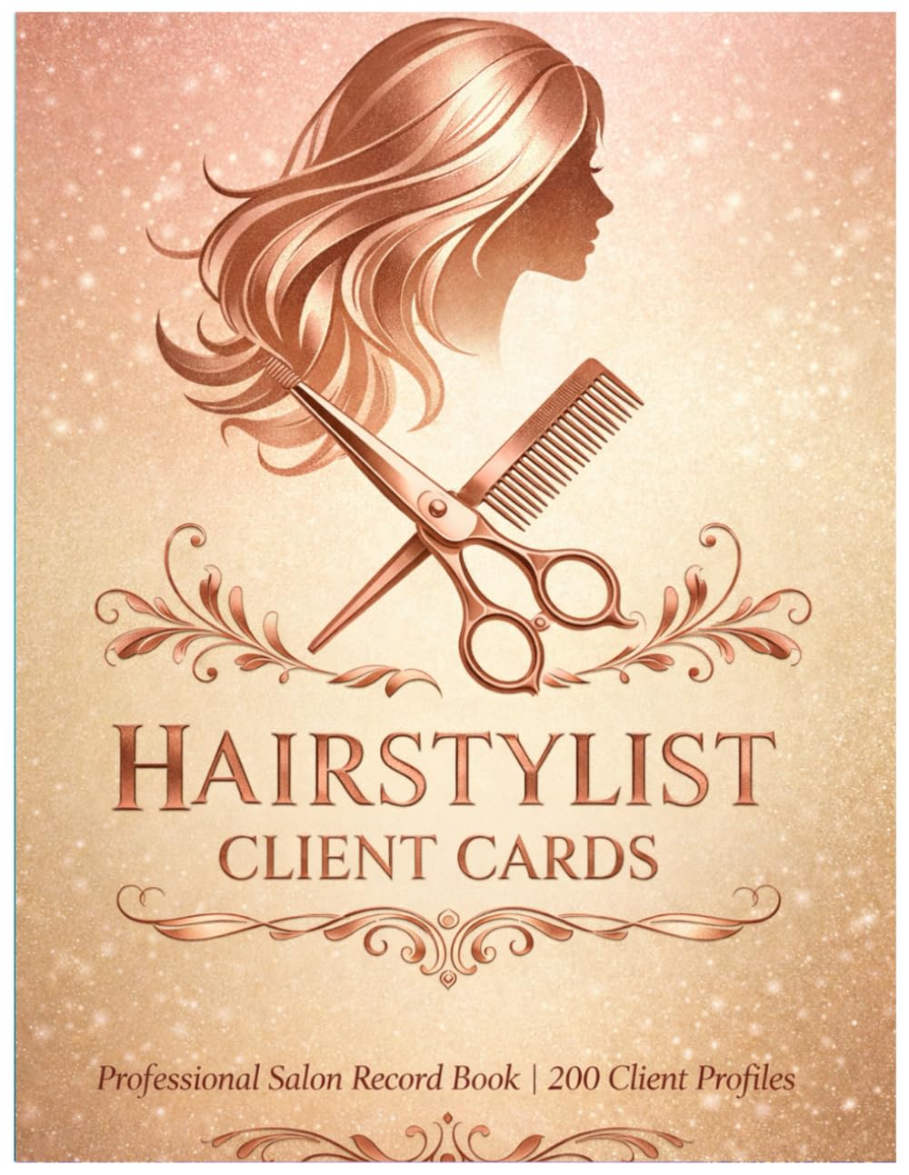 Hairstylist Client Cards: Professional Record Book - 100 Client Profiles with Color Formula & Service History Log: Salon Client Tracker for Hair ... & Barbers with Photo Space & Product Notes