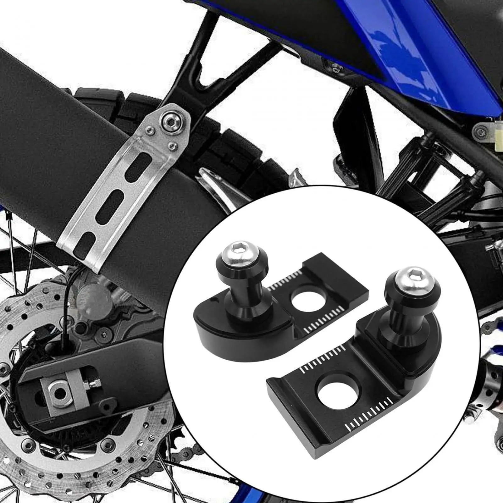 Singola velocità tendicatena Parte tenditore in lega di alluminio di ricambio per tenditore catena moto per la manutenzione della bici