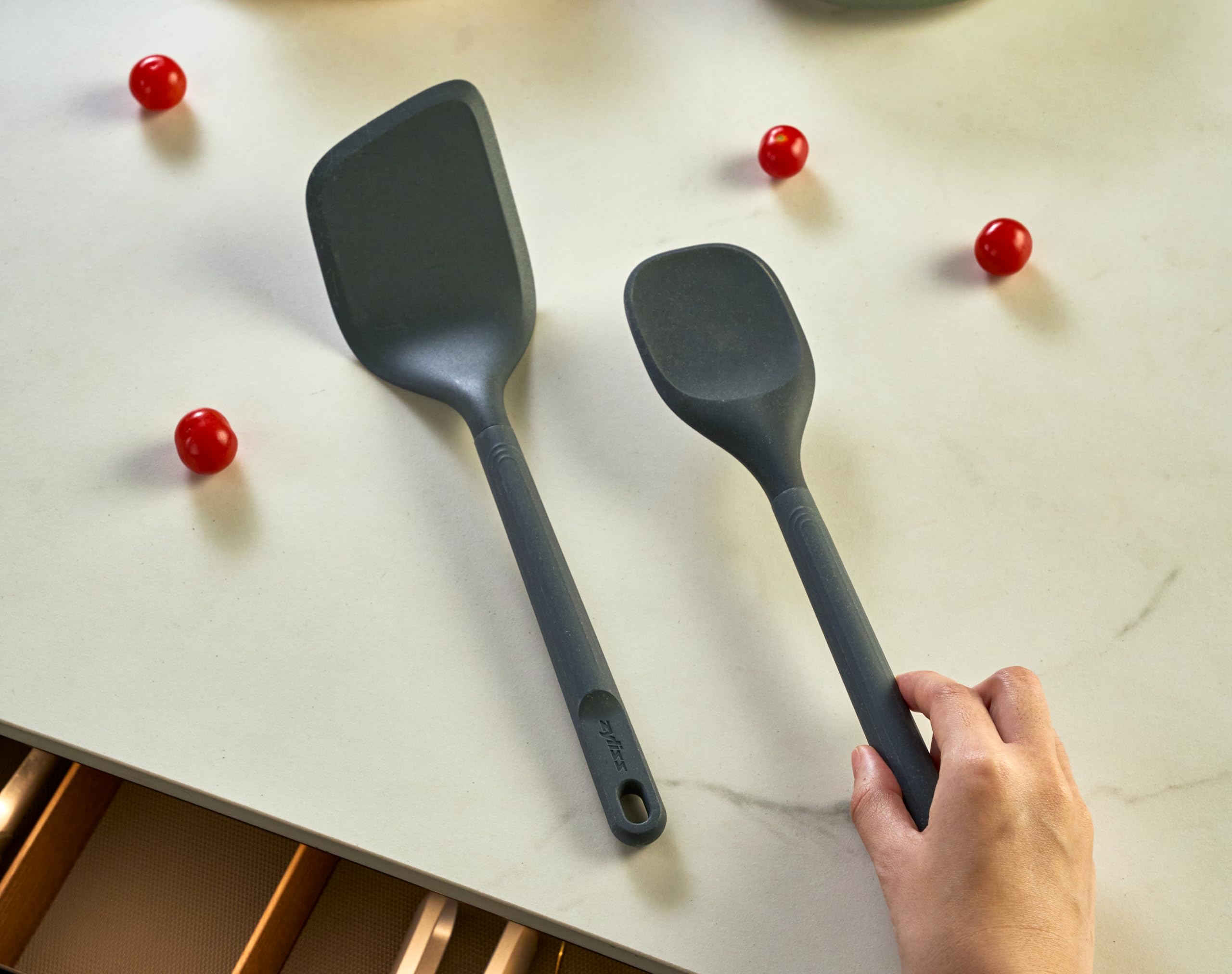 Amazon.com: Zyliss Utensil Set, 2 Piece Set Including Angled
