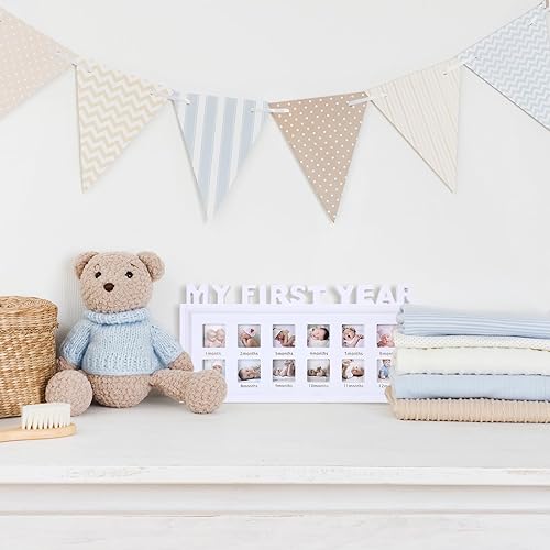 Miniatura 4 de Thyle My First Year - Marco de fotos para bebé recién nacido, marco de fotos de hitos mensuales de primer año, marco de fotos para bebé de 12 meses,