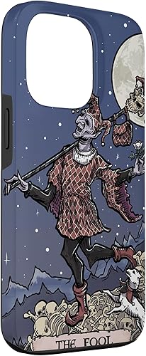 Miniatura 3 de iPhone 13 Pro The Fool Tarot Card Halloween Court Jester Spooky Gothic Case