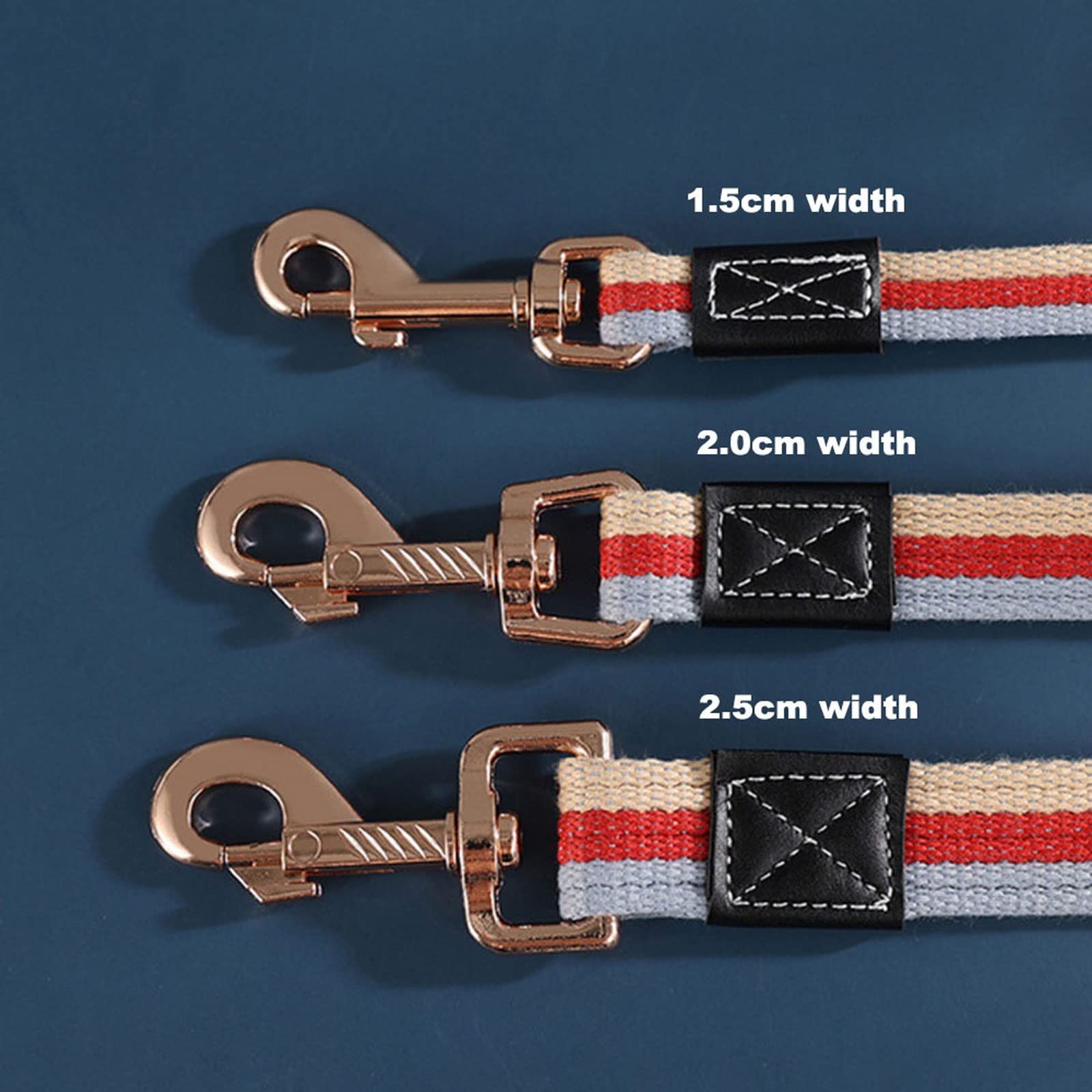 XIANGFAGS Laisse Chien Toile Chien Laisse Chien Laisse Fournitures for Animaux De Compagnie Harnais De Marche Collier Corde for Petits Chiens Chiot Grand Chien Formation Laisse 1.5 M / 2 M